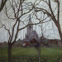 Piet Mondrian Village Church C. 1898