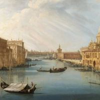 Pietro Bellotti L Ingresso Del Canal Grande Con La Basilica Della Salute