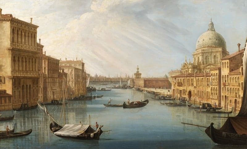 Pietro Bellotti L Ingresso Del Canal Grande Con La Basilica Della Salute museum quality