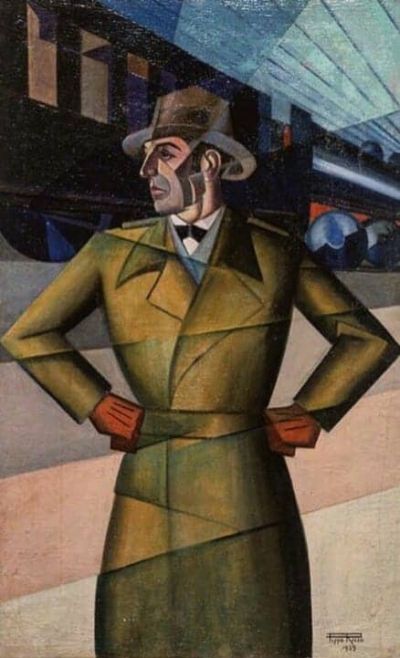 art oil painting reproduction of  Pippo Rizzo The Nomad 1929 museum quality handmade