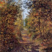 Pissarro A Path In The Woods Pontoise Hand Painted Reproduction