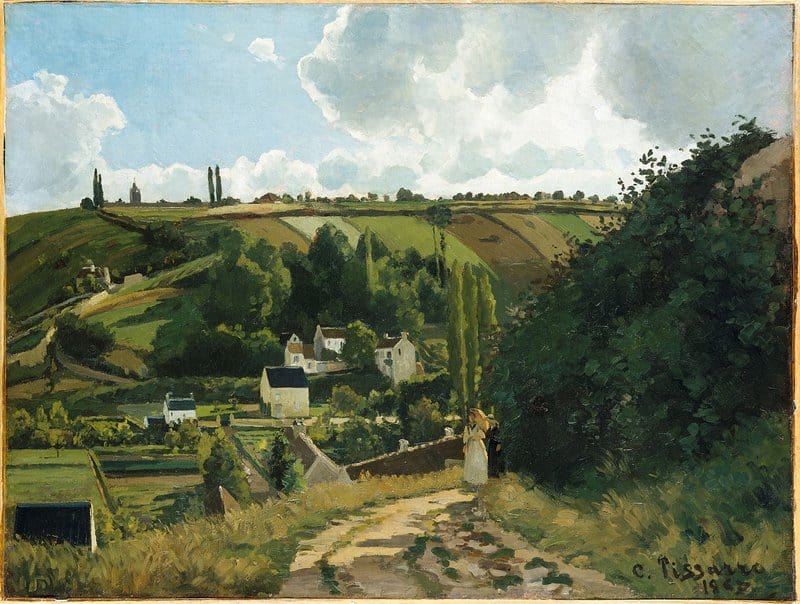 Pissarro La Cote Du Jallais Pontoise Hand Painted Reproduction museum quality