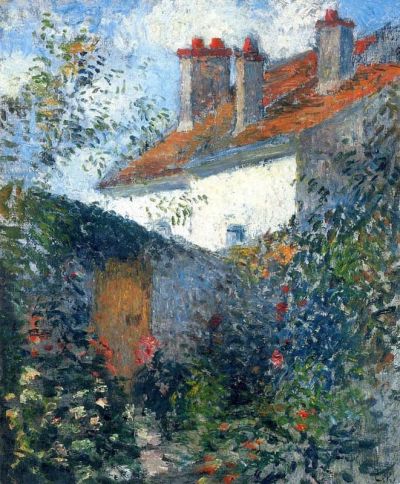 art oil painting reproduction of  Pissarro Study At Pontoise Hand Painted Reproduction museum quality handmade