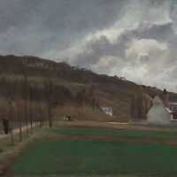 Pissarro The Banks Of The Marne In Winter Hand Painted Reproduction