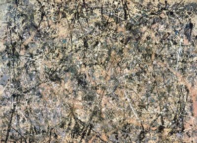 Pollock Number 1 Lavender Mist - 221 X 299.7 Cm