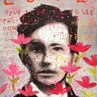 Henriksen - Portrait Arthur Rimbaud By Troy Henriksen artwork on canvas