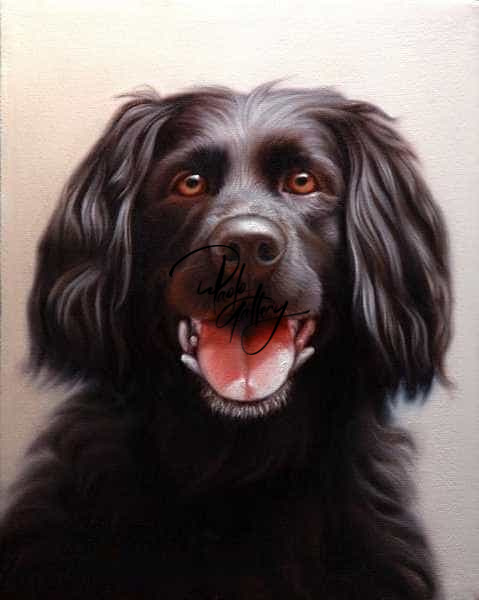Portrait Painting One Pet Hand Painted museum quality