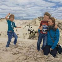 Portrait Painting Three Persons Hand Painted