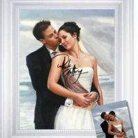 Portrait Painting Of Husband And Wife Hand Painted