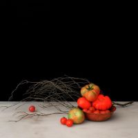 Prune Simon-vermot Nature Morte Aux Tomates Hand Painted Reproduction
