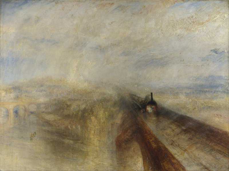 Rain Steam And Speed The Great Western Railway - Landscape By Jmw Turner museum quality