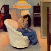 Ramon Casas Between Two Lights 1894