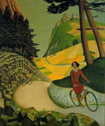 art oil painting reproduction of  Raymond Daussy Encounter 1950 museum quality handmade