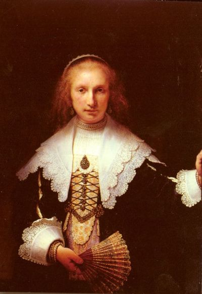 art oil painting reproduction of  Rembrandt Agatha Bas museum quality handmade