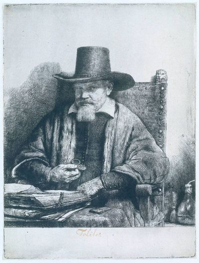 art oil painting reproduction of  Rembrandt Arnold Tholinx museum quality handmade