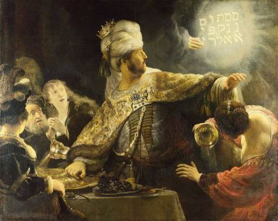art oil painting reproduction of  Rembrandt Belshazzar S Feast museum quality handmade