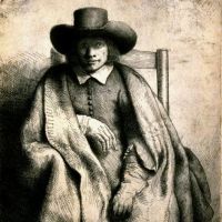 Rembrandt Clement De Jonghe Printseller Sil Hand Painted Reproduction