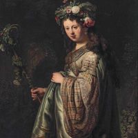 Rembrandt Flora Hand Painted Reproduction