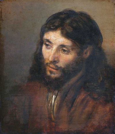art oil painting reproduction of  Rembrandt Head Of Christ museum quality handmade