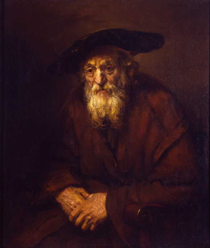 Rembrandt Portrait D Un Vieux Juif museum quality