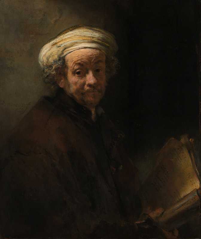 Rembrandt Self-portrait As The Apostle Paul museum quality