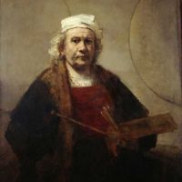 Rembrandt Self-portrait With Two Circles
