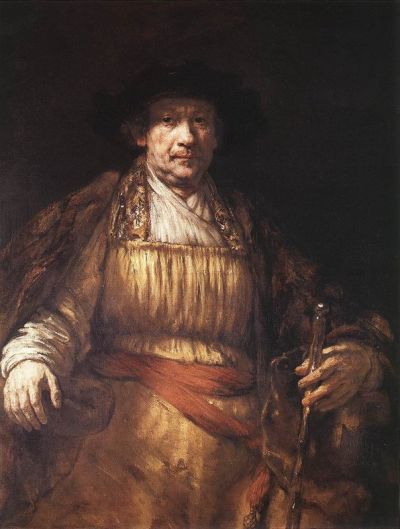 art oil painting reproduction of  Rembrandt Self Portrait 1658 museum quality handmade