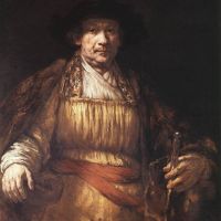 Rembrandt Self Portrait 1658 Hand Painted Reproduction