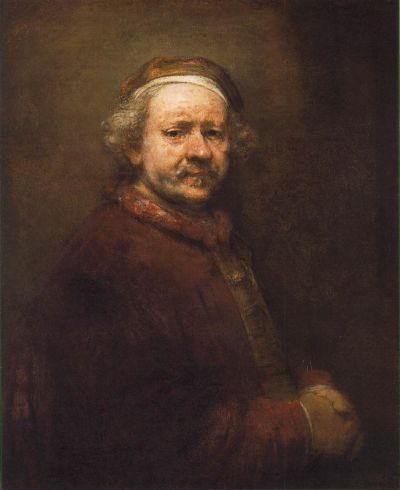art oil painting reproduction of  Rembrandt Self Portrait 1669 museum quality handmade