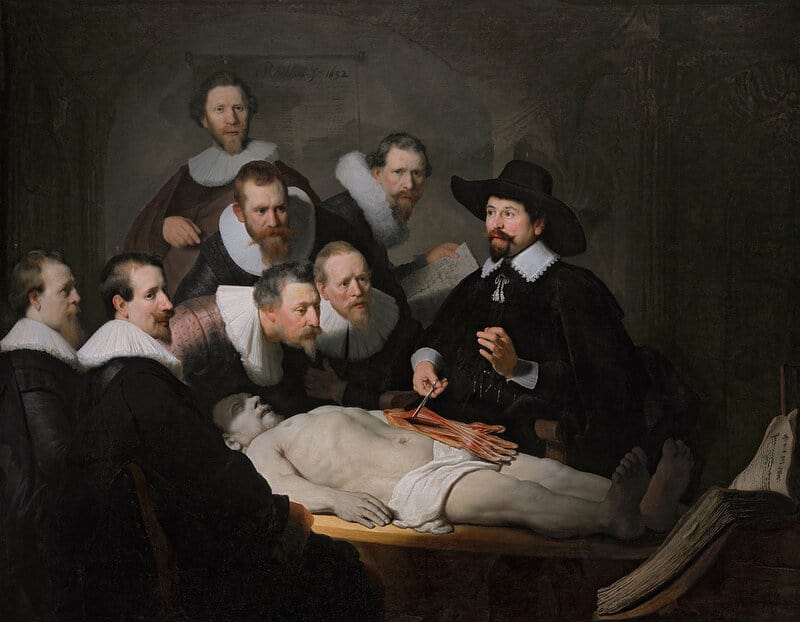 Rembrandt The Anatomy Lesson Of Dr. Nicolaes Tulp museum quality