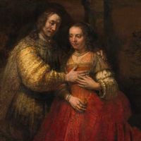Rembrandt The Jewish Bride Hand Painted Reproduction