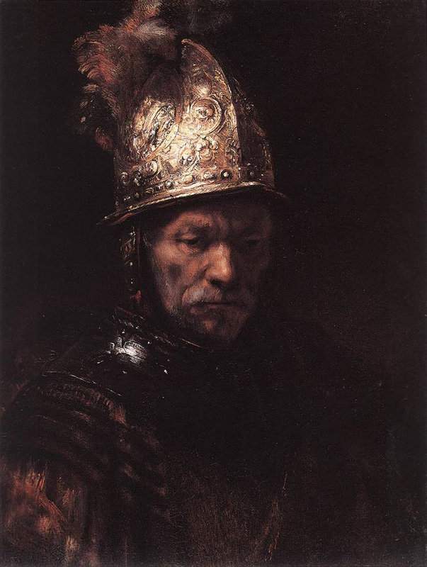 Rembrandt The Man With The Golden Helmet museum quality