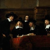 Rembrandt The Sampling Officials Hand Painted Reproduction