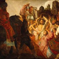 Rembrandt The Stoning Of Saint Stephen