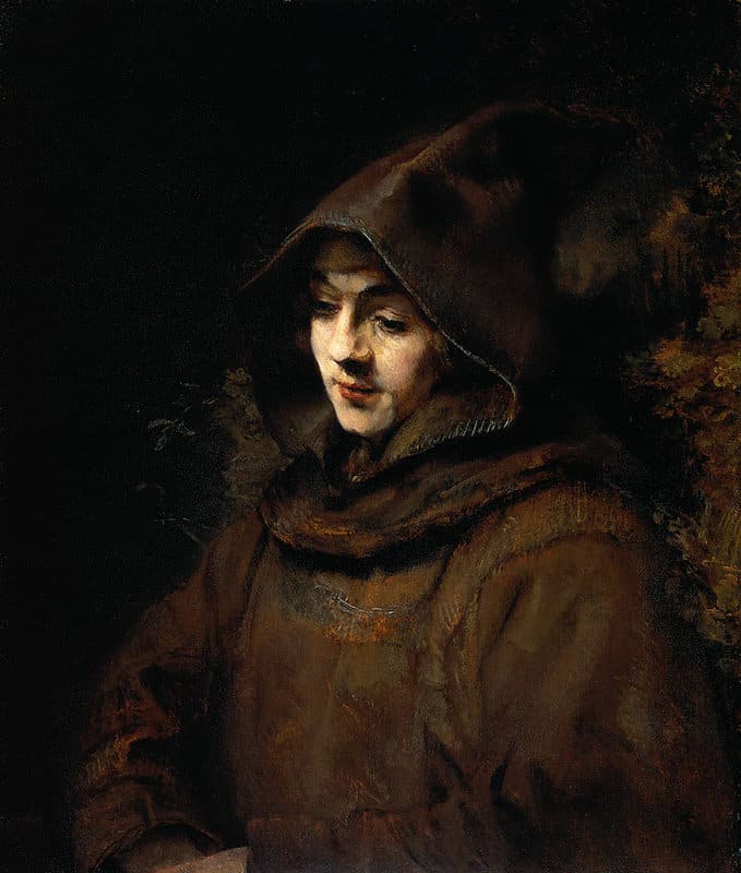 Rembrandt Titus Van Rijn In A Monk-s Habit museum quality