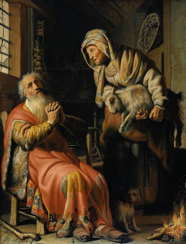 Rembrandt Tobit And Anna With A Kid museum quality