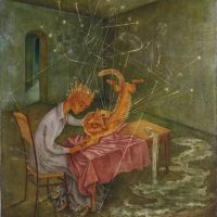 Remedios Varo Sympathy - Cat Rabies - 1955