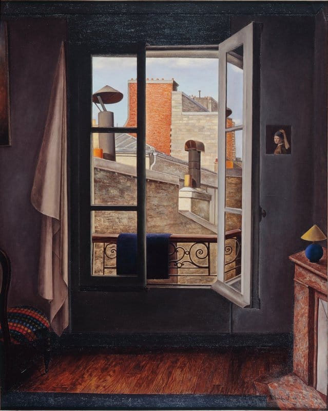 Ren Rimbert Vue Sur La Ville Ou La Fenetre Ouverte 1929 museum quality