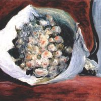 Renoir Bouquet In A Theater Box