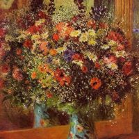 Renoir Bouquet In Front Of A Mirror