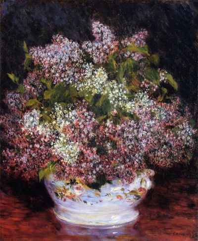 art oil painting reproduction of  Renoir Bouquet Of Flowers museum quality handmade