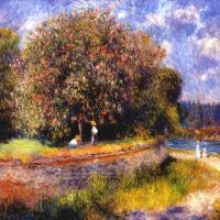Renoir Chestnut Tree Blooming