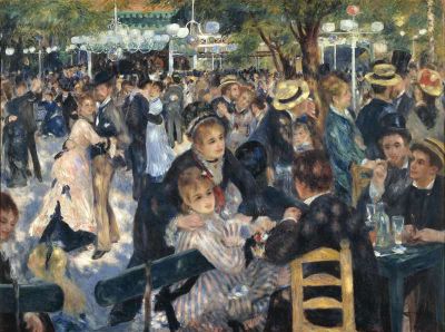 art oil painting reproduction of  Renoir Dance At Moulin De La Galette museum quality handmade