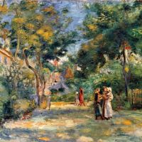 Renoir Figures In A Garden