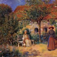 Renoir Garden Scene In Brittany
