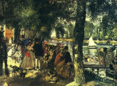 art oil painting reproduction of  Renoir La Grenouillere 3 museum quality handmade