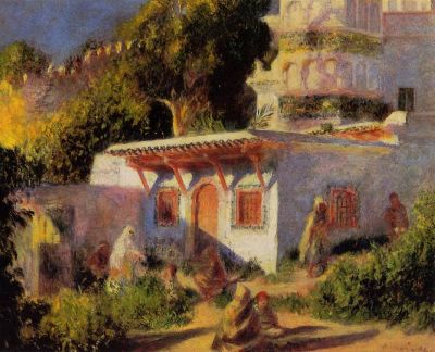 art oil painting reproduction of  Renoir Mosque In Algiers museum quality handmade