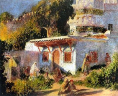 art oil painting reproduction of  Renoir Mosque In Algiers museum quality handmade