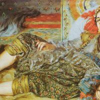 Renoir Odalisque An Algerian Woman