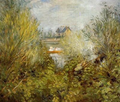 art oil painting reproduction of  Renoir On The Seine Near Argenteuil museum quality handmade